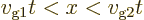 \begin{displaymath}
v_{{\rm {g}}1} t < x < v_{{\rm {g}}2} t
\end{displaymath}