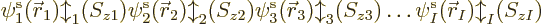 \begin{displaymath}
\pe1/{\skew0\vec r}_1/b/z1/ \pe2/{\skew0\vec r}_2/b/z2/ \pe3/{\skew0\vec r}_3/b/z3/ \ldots \pe I/{\skew0\vec r}_I/b/zI/
\end{displaymath}