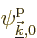 $\pp{\underline{\vec k},0}////$