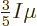 $\frac35I\mu$