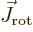 $\vec{J}_{\rm {rot}}$