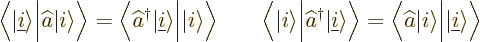 \begin{displaymath}
\Big\langle {\left\vert{\underline i}\right\rangle} \Big\ve...
... \Big\vert {\left\vert{\underline i}\right\rangle} \Big\rangle
\end{displaymath}