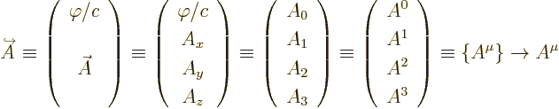 \begin{displaymath}
{\buildrel\raisebox{-1.5pt}[0pt][0pt]
{\hbox{\hspace{2.5pt}...
...\\ \strut A^3\end{array}\right)
\equiv
\{A^\mu\}
\to
A^\mu
\end{displaymath}