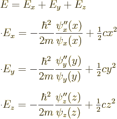 \begin{displaymath}
\begin{array}{l}
\displaystyle \rule[-1ex]{0pt}{2ex}
E = ...
..._z''(z)}{\psi_z(z)} + {\textstyle\frac{1}{2}}c z^2
\end{array}\end{displaymath}