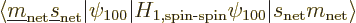 \begin{displaymath}
\langle {\underline m}_{\rm net}{\underline s}_{\rm net}\ve...
...ze spin-spin}}
\psi_{100} \vert s_{\rm net}m_{\rm net}\rangle
\end{displaymath}