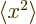 $\left\langle{x^2}\right\rangle $