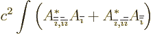 \begin{displaymath}
c^2 \int \bigg(A_{{\overline{\overline{\imath}}},{\overline...
...overline{\imath}}}}^* A_{{\overline{\overline{\imath}}}}\bigg)
\end{displaymath}